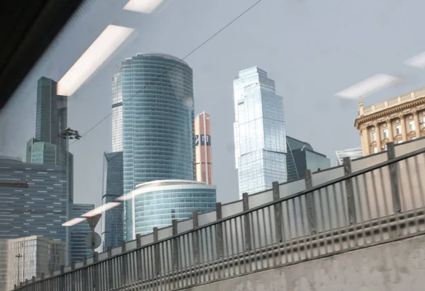 Moskova, Rusya - 22 Haziran 2017 iş merkezi Moskova'da 