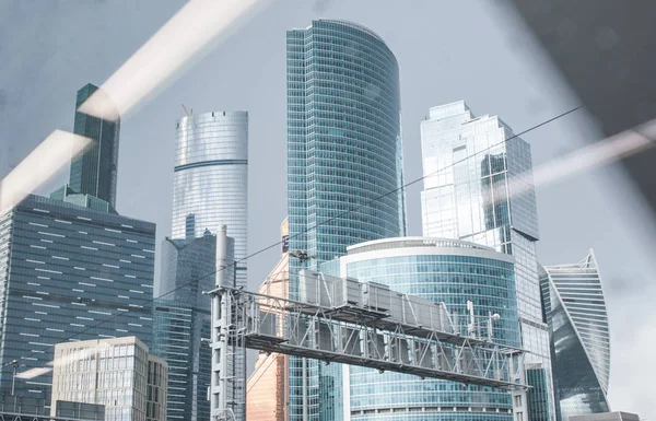 Moskova, Rusya - 22 Haziran 2017 iş merkezi Moskova'da 