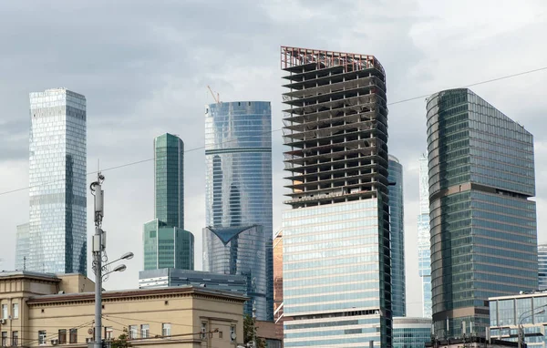 Moskou Rusland Juni 2017 Business Center Moskou City Moskou — Stockfoto
