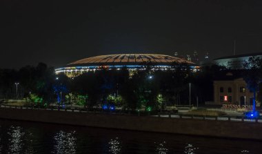 14 Temmuz 2018 Moskova Rusya, Luzhniki Stadı nereye Fransız ve Hırvat milli takımlar arasında 2018 FIFA Dünya Kupası final maçı alacak yer.