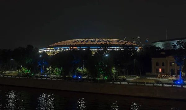 Julho 2018 Moscou Rússia Estádio Luzhniki Onde Terá Lugar Partida — Fotografia de Stock