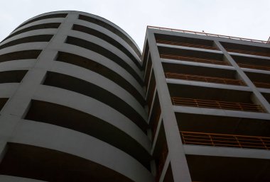 Moskova'da bir ofis merkezi inşaatı