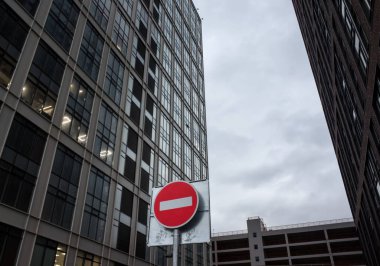 Moskova'da bir ofis merkezi inşaatı