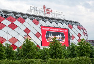 Spartak Stadium FIFA Konfederasyon Kupası 2017 ve 2018 Dünya Kupası maçları düzenlendiği Moskova'da.
