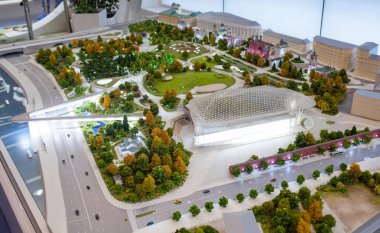 Moskova, Rusya - 06 Temmuz 2017 Model 