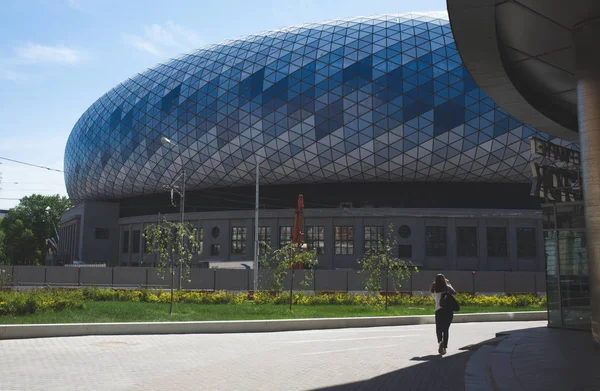 Mayıs 2018 Moskova Rusya Inşaat Çok Amaçlı Stadyum Vtb Arena — Stok fotoğraf