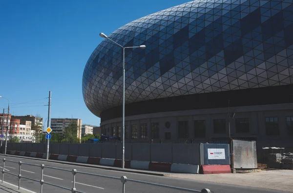 Mai 2018 Moscou Russie Construction Stade Polyvalent Vtb Arena Sur — Photo