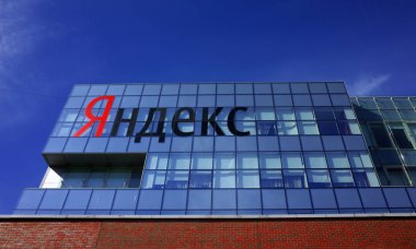 25 Mart 2018, Moskova, Rusya Federasyonu. Yandex şirketin ofisi.