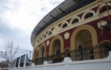 28 Nisan 2018, Minsk, Belarus. 2 Avrupa Oyunları 2019 rekabeti barındıracak Minsk, stadyum 