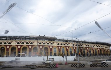 28 Nisan 2018, Minsk, Belarus. 2 Avrupa Oyunları 2019 rekabeti barındıracak Minsk, stadyum 