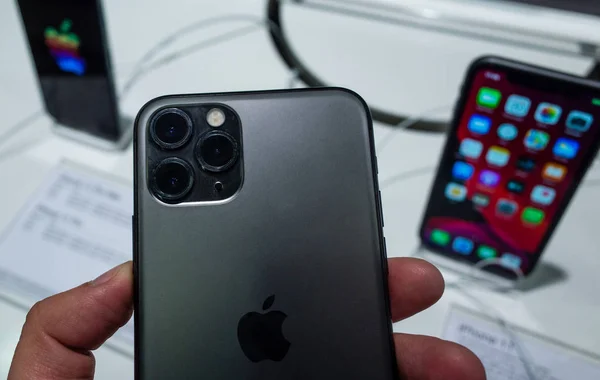 Septiembre 2019 Moscú Rusia Nuevo Teléfono Apple Iphone Pro Max — Foto de Stock