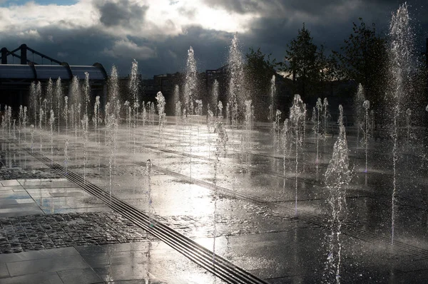 Moskova 'daki Muzeon Park' taki kuru çeşme..