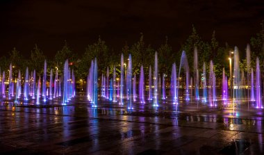 Moskova 'daki Muzeon Park' taki kuru çeşme..
