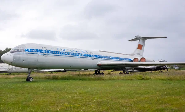 Julho 2018 Região Moscou Rússia Aviões Soviéticos Longo Curso Ilyushin — Fotografia de Stock