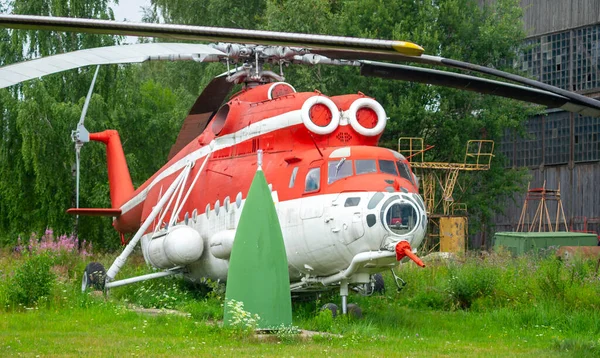 Července 2018 Moskevský Region Rusko Hasičská Helikoptéra Mil Centrálním Muzeu — Stock fotografie