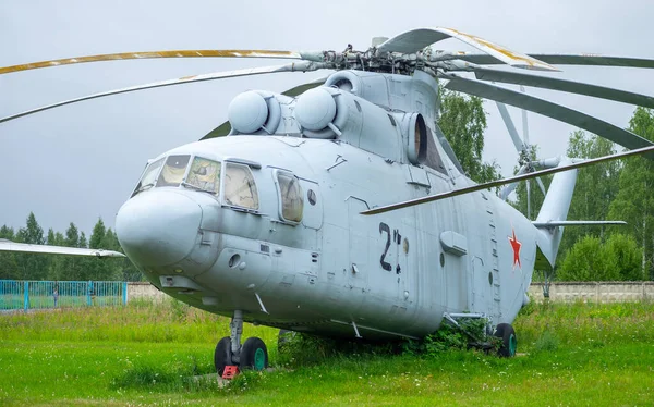 Julio 2018 Región Moscú Rusia Mil Helicóptero Transporte Pesado Museo — Foto de Stock