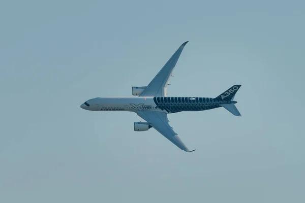 Sierpnia 2019 Żukowski Rosja Dwusilnikowy Samolot Pasażerski Dalekiego Zasięgu Airbus — Zdjęcie stockowe