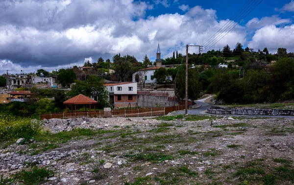 Villaggio Musulmano Nella Parte Montuosa Dell Isola Cipro All Inizio — Foto Stock