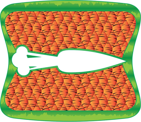 Морковь абстрактный фон — стоковый вектор