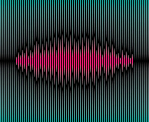 Sliced waveform background — ストックベクタ