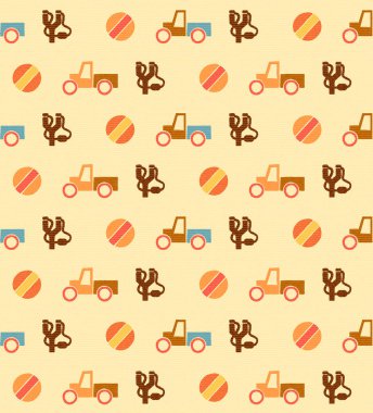 oyuncaklar ile soluk seamless modeli