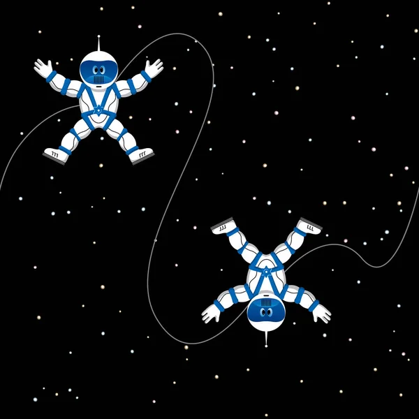 Spaceman modello senza soluzione di continuità — Vettoriale Stock