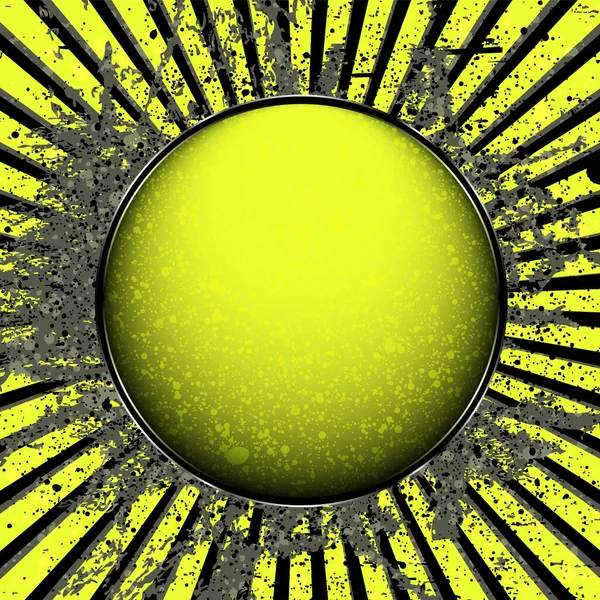 Bola amarilla ácida — Archivo Imágenes Vectoriales