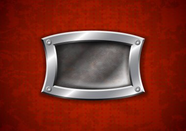 eski paslı metal çerçeve