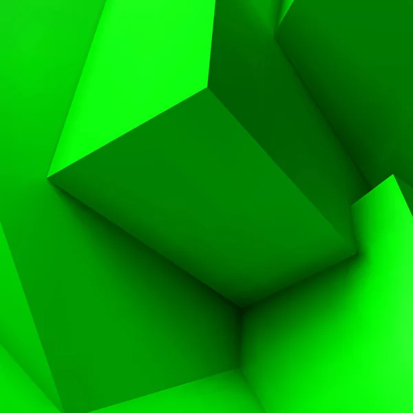 Fondo geométrico abstracto con cubos superpuestos — Vector de stock