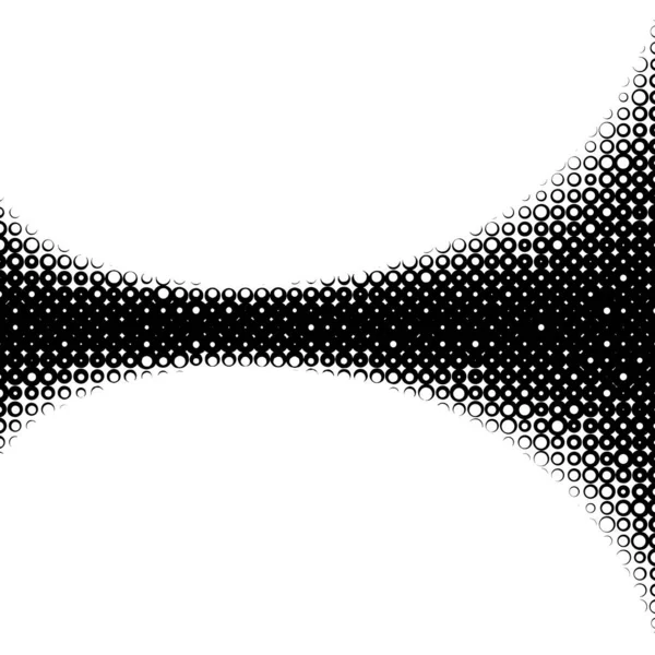 Baggrund med gradient af sorte og hvide cirkler – Stock-vektor