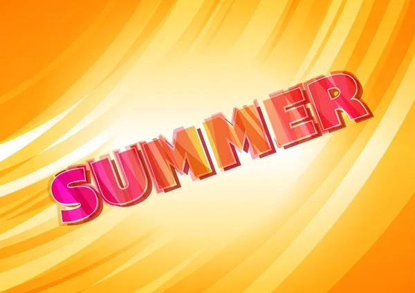 Warmer Sommer — Stockvektor