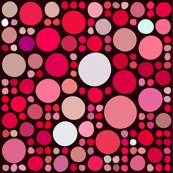 Pattern with random circles — Stock Vector