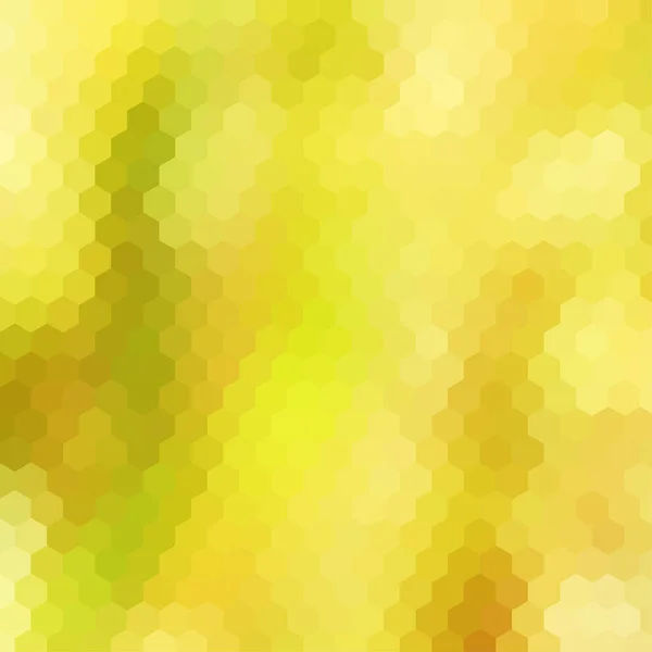 Autumn Themed Blurry Background Hexagonal Grid — Stock Vector