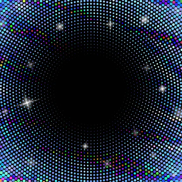 Fond abstrait avec des cercles pointillés — Image vectorielle