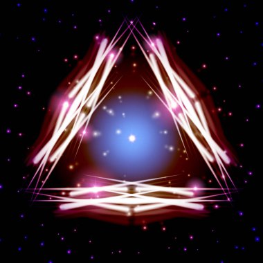 Işıltılı mistik, parlak üçgen