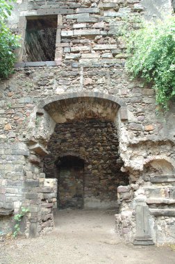 Eski taş duvar dokusu