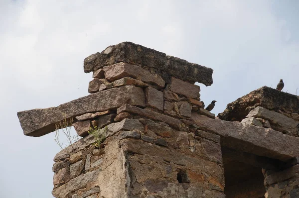 Textura Antigua Pared Piedra — Foto de Stock