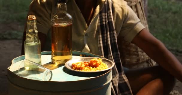 Italok az Indian Village bárban Hyderabad India