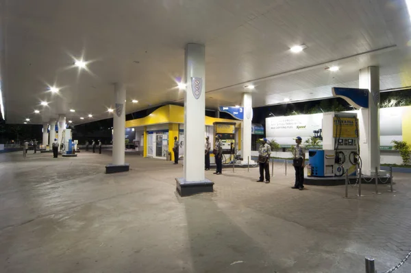 Petrol Gas Station Hyderabad India 25Th Dec 2018 — Stock Photo, Image