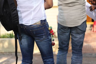 Sevgili Hindistan 'ın arka görünüşü