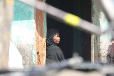 Koraput 'taki Yaşlı Kadın Kabilesi Odisha Hindistan 15 Eylül 2025