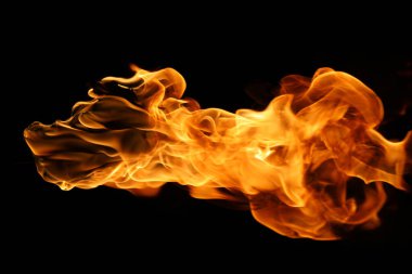 Gecenin içinde Parlayan Alev Feneri