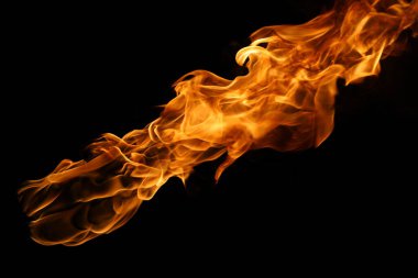 Gecenin içinde Parlayan Alev Feneri