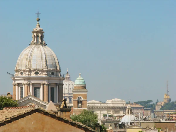 Tetti Case Popolari Roma Italia — Foto Stock