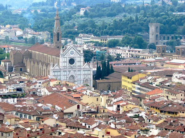 Церковь Санта Кроче Флоренции Тоскана Италия — стоковое фото
