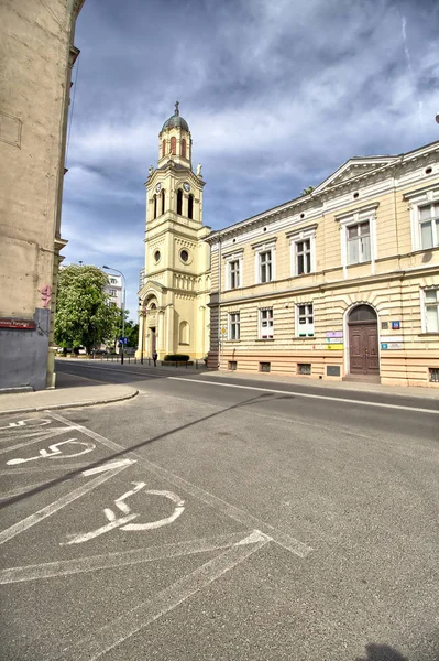 Holy Cross Lodz Polonya Yüceltme Katolik Kilisesi — Stok fotoğraf