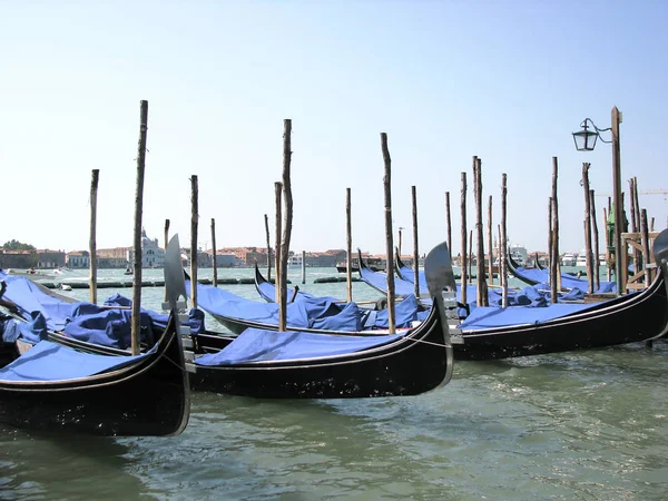 Góndolas Venecianas Venecia Italia — Foto de Stock