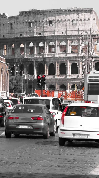 Vista Coliseu Roma Itália — Fotografia de Stock