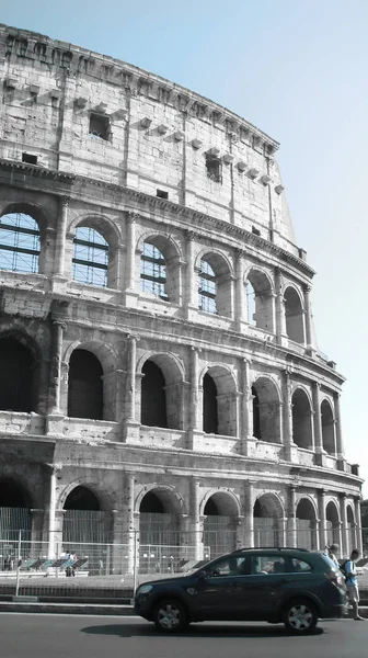 Vista Coliseu Roma Itália — Fotografia de Stock