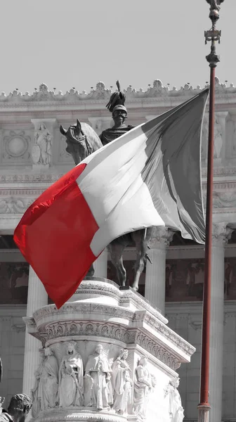 Monument Victor Emmanuel Rome Italie — Photo